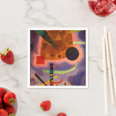 Kandinsky - Drei Elemente, abstracte kunst Servet (Insitu)