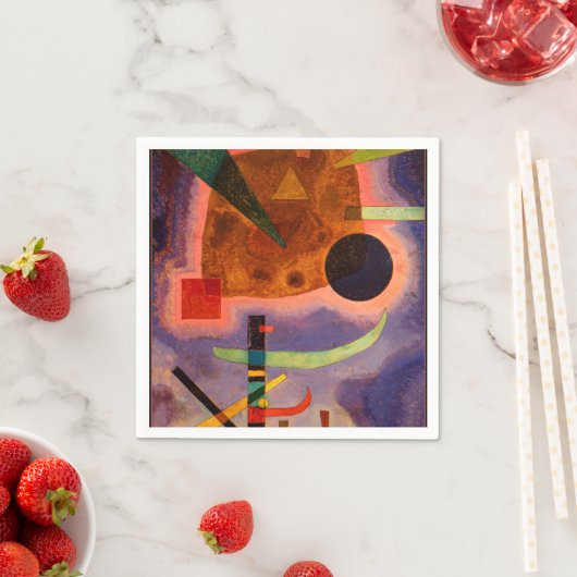 Kandinsky - Drei Elemente, abstracte kunst Servet (Insitu)