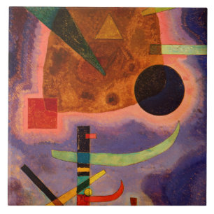 Kandinsky - Drei Elemente Tegeltje