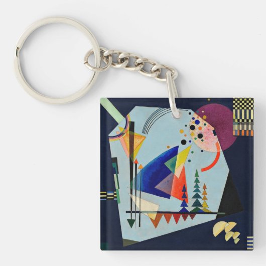 Kandinsky - Drie geluiden Sleutelhanger (Voorkant)
