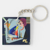 Kandinsky - Drie geluiden Sleutelhanger (Achterkant)