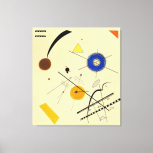 KANDINSKY - DRIE VRIJE CIRKELS - 1923 - Bauhaus - Canvas Afdruk