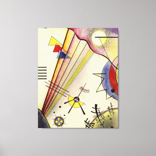 Kandinsky - Duidelijke Verbinding Canvas Afdruk (Voorkant)