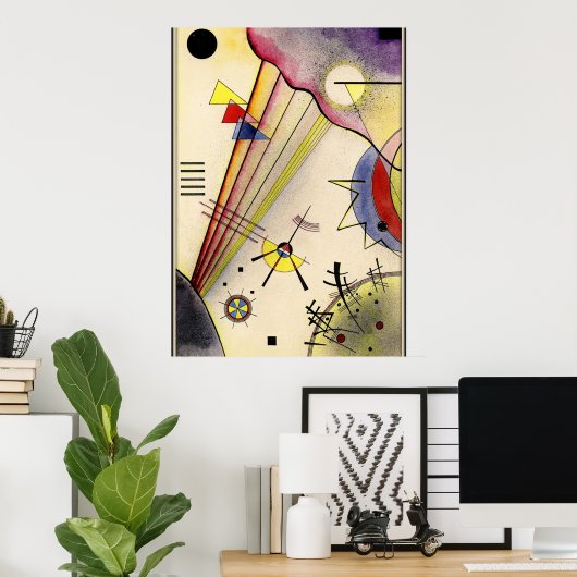 Kandinsky - Duidelijke Verbinding Poster (Thuiskantoor)