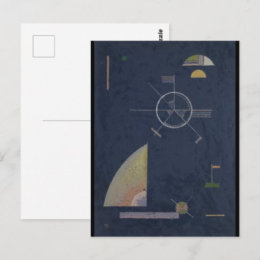 Kandinsky - Dull Gray Briefkaart (Voorkant / Achterkant)