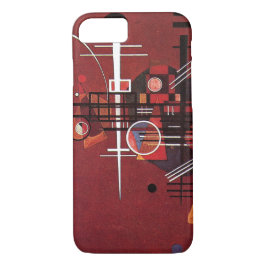 Kandinsky - Dull Red, abstracte kunst iPhone 8/7 Hoesje