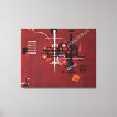 Kandinsky - Dull Rood Canvas Afdruk (Voorkant)