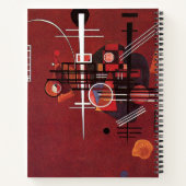 Kandinsky - Dull Rood Notitieboek (Achterkant)