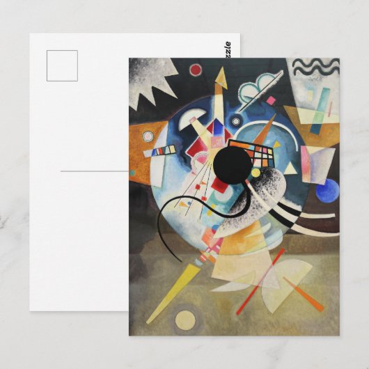 Kandinsky - een centrum briefkaart (Voorkant / Achterkant)