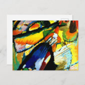 Kandinsky - Een engel van het laatste oordeel, Briefkaart (Voorkant / Achterkant)