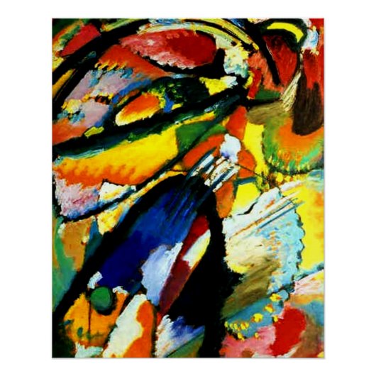 Kandinsky - Een engel van het laatste oordeel, Perfect Poster (Voorkant)