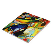 Kandinsky - Een engel van het laatste oordeel,  Tegeltje (Zijkant)