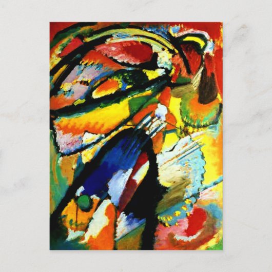 Kandinsky - Een engel van het laatste vonnis Briefkaart (Voorkant)