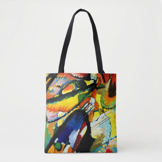 Kandinsky - Een engel van het laatste vonnis Tote Bag (Voorkant)