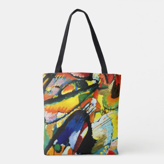 Kandinsky - Een engel van het laatste vonnis Tote Bag (Achterkant)