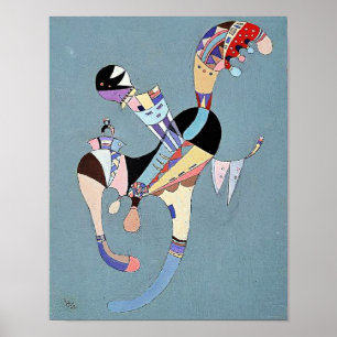 Kandinsky - Een Zwevende Figuur Poster