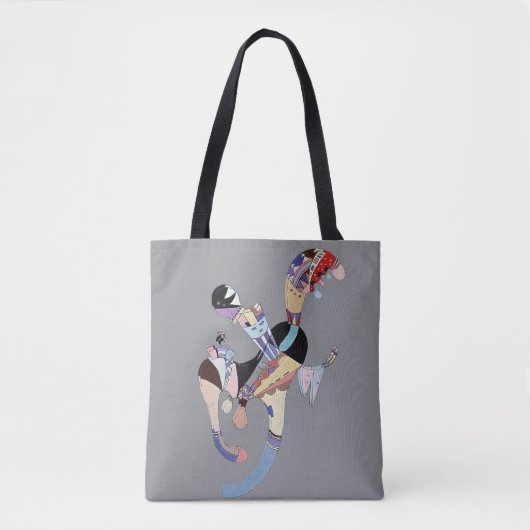 Kandinsky - Een Zwevende Figuur Tote Bag (Voorkant)