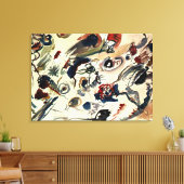 Kandinsky - Eerste Abstracte Waterverf Canvas Afdruk (Insitu (Woonkamer))