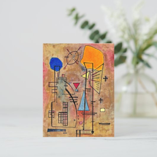 Kandinsky - Eins Zwei Briefkaart (Staand voorkant)