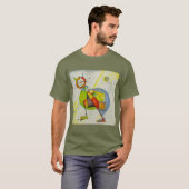 KANDINSKY ELECTRIC CAT T-SHIRT (Voorkant volledig)