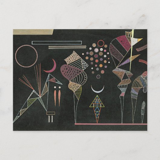 Kandinsky - Etude por Contrastes Reduits Briefkaart (Voorkant)