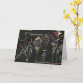 Kandinsky - Etude voor gereduceerde contrasten Kaart (Gele Bloem)