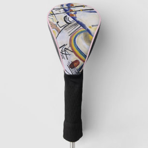 Kandinsky Expressionist Abstract Schilderij Kozakk Golfheadcover