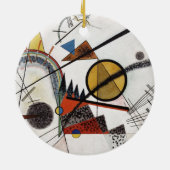 Kandinsky Expressionist Abstract schilderwerk Keramisch Ornament (Achterkant)