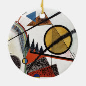 Kandinsky Expressionist Abstract schilderwerk Keramisch Ornament (Achterkant)