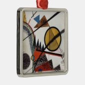 Kandinsky Expressionist Abstract schilderwerk Metalen Ornament (Rechts)