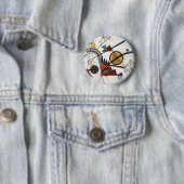 Kandinsky Expressionist Abstract schilderwerk Ronde Button 5,7 Cm (In situ)
