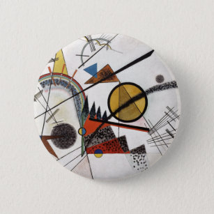Kandinsky Expressionist Abstract schilderwerk Ronde Button 5,7 Cm