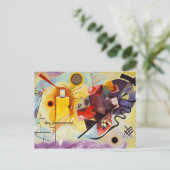 Kandinsky Expressionist Abstracte Art Briefkaart (Staand voorkant)