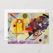 Kandinsky Expressionist Abstracte Art Briefkaart (Voorkant / Achterkant)