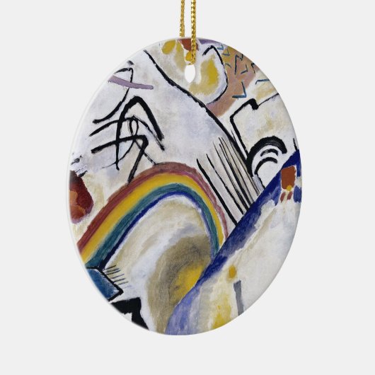 Kandinsky Expressionistisch Abstract schilderij 19 Keramisch Ornament (Rechts)