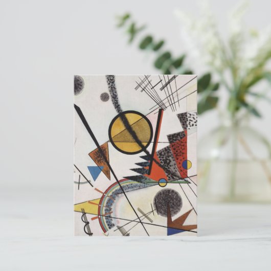 Kandinsky expressionistische Abstracte schilderkun Briefkaart (Staand voorkant)