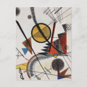 Kandinsky expressionistische Abstracte schilderkun Briefkaart (Voorkant)