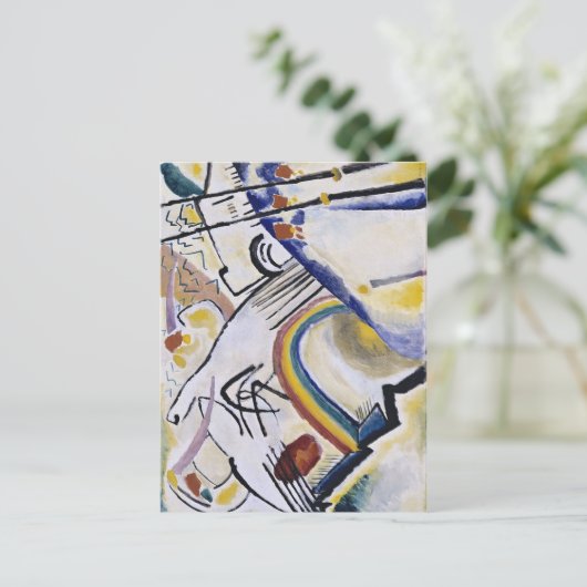 Kandinsky Expressionistische Abstracte schilderkun Briefkaart (Staand voorkant)
