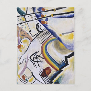Kandinsky Expressionistische Abstracte schilderkun Briefkaart