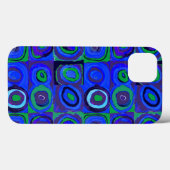 Kandinsky Farbstudie Blue Quadrate Square Circle Case-Mate iPhone Case (Achterkant (horizontaal))