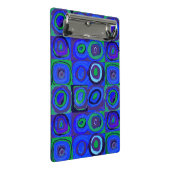Kandinsky Farbstudie Blue Quadrate Square Circle Mini Klembord (Schuin)