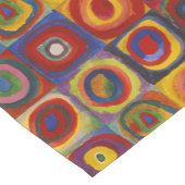 Kandinsky Farbstudie Quadrate Colourful Squares Korte Tafelloper (Hoek)