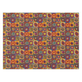 Kandinsky Farbstudie Quadrate Kleurrijke Vierkante Tafelkleed (Voorkant (Horizontaal))