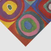Kandinsky Farbstudie Quadrate Kleurrijke Vierkante Tissuepapier (Detail)