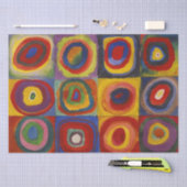 Kandinsky Farbstudie Quadrate Kleurrijke Vierkante Tissuepapier (Craft)