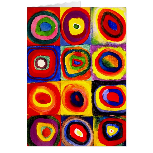 Kandinsky Farbstudie Quadrate Vierkantjes Cirkels  (Voorkant)