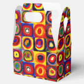 Kandinsky Farbstudie Quadrate Vierkantjes Cirkels  Bedankdoosjes (Geopend)