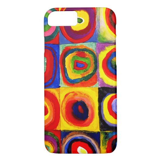 Kandinsky Farbstudie Quadrate Vierkantjes Cirkels  Case-Mate iPhone Case (Achterkant)