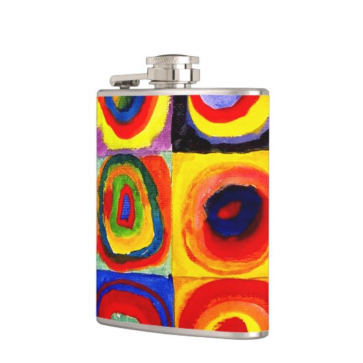 Kandinsky Farbstudie Quadrate Vierkantjes Cirkels  Heupfles (Links)