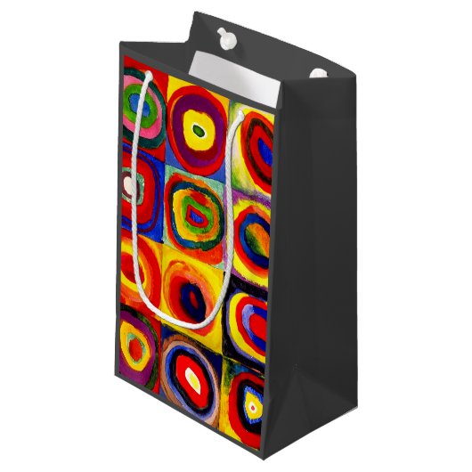 Kandinsky Farbstudie Quadrate Vierkantjes Cirkels  Klein Cadeauzakje (Voorkant Gekanteld)